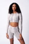 Sahara Long Sleeve Crop