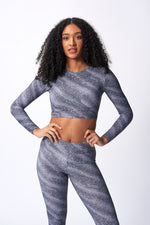 Onyx Long Sleeve Crop