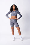 Onyx Scrunch Shorts