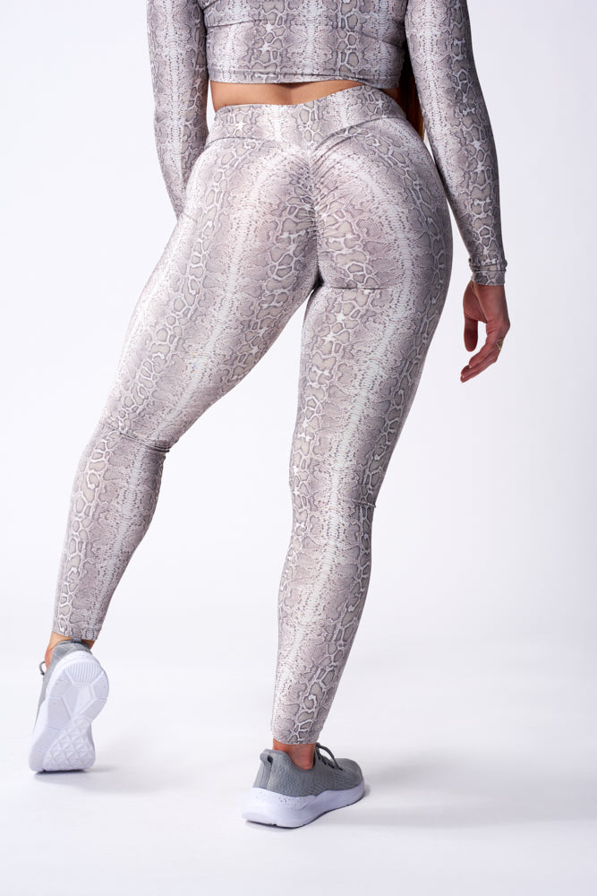 Metallic Leggings Silver Leggings Shiny Leggings Sparkling