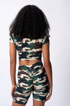 Camo Crop Tee
