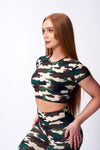 Sample - Camo Crop Tee